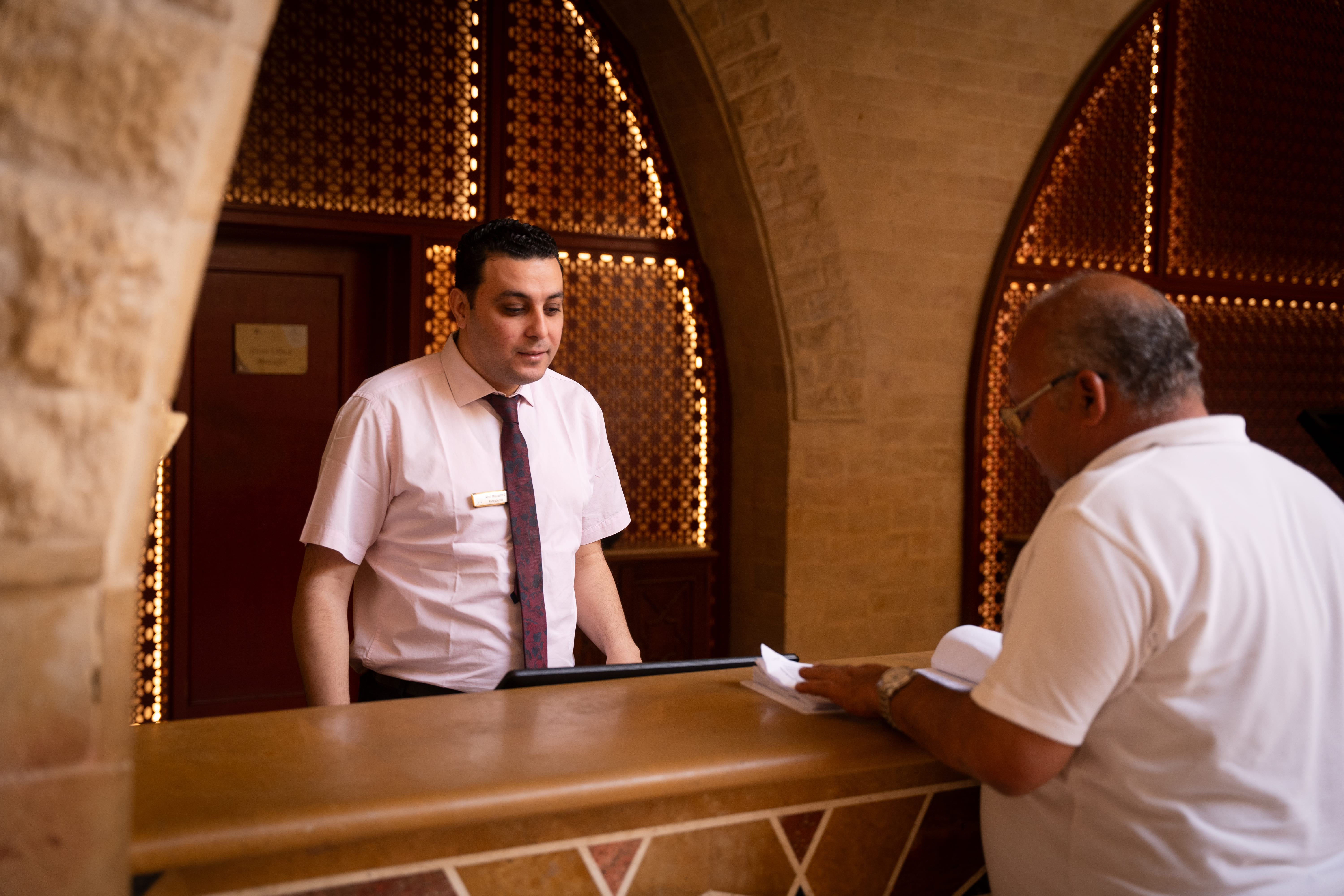 Egipski hotel przy plaży